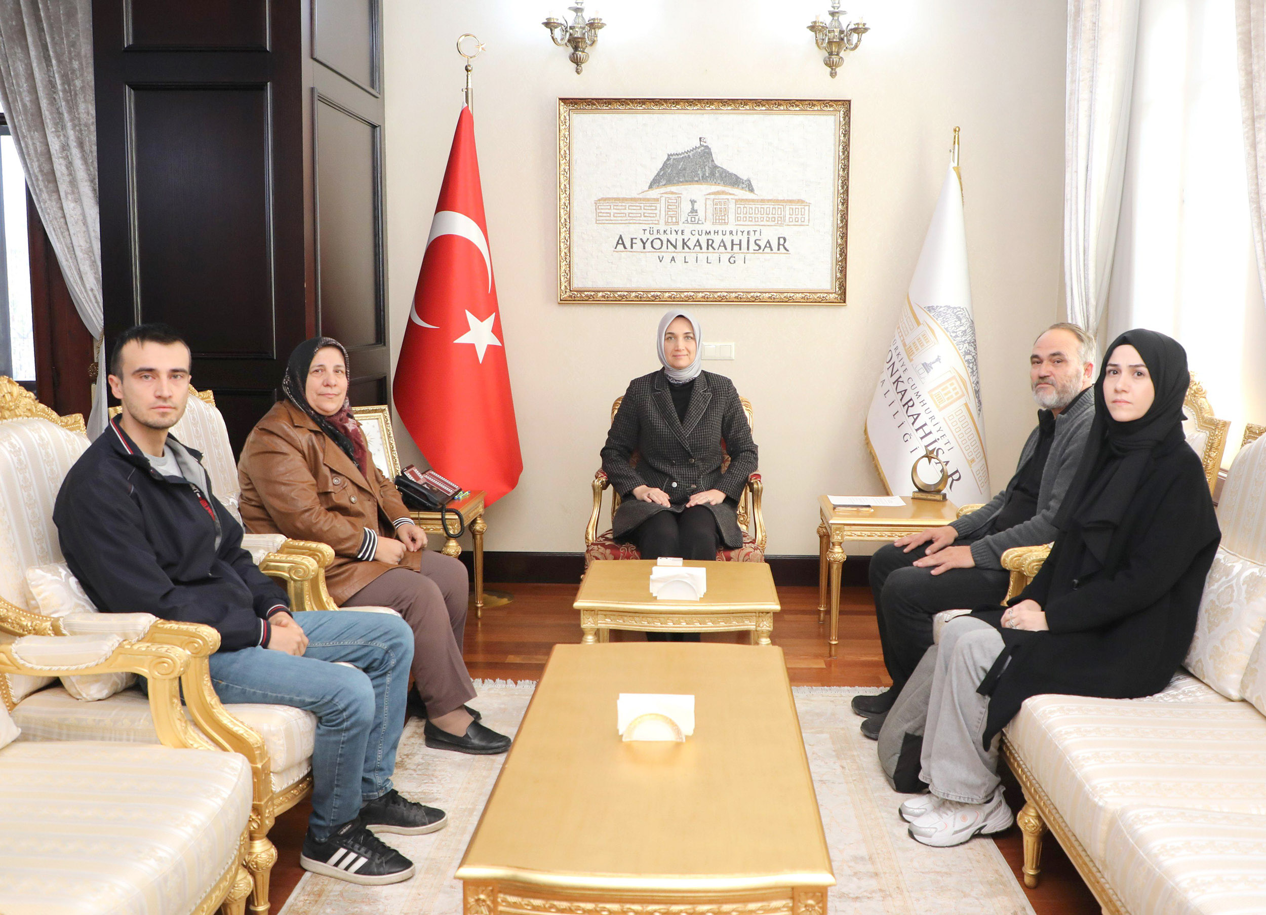 Afyonkarahisar Kamil Miras Anadolu Lisesi’ndeki konferans salonu, 2019’da şehit Kerim