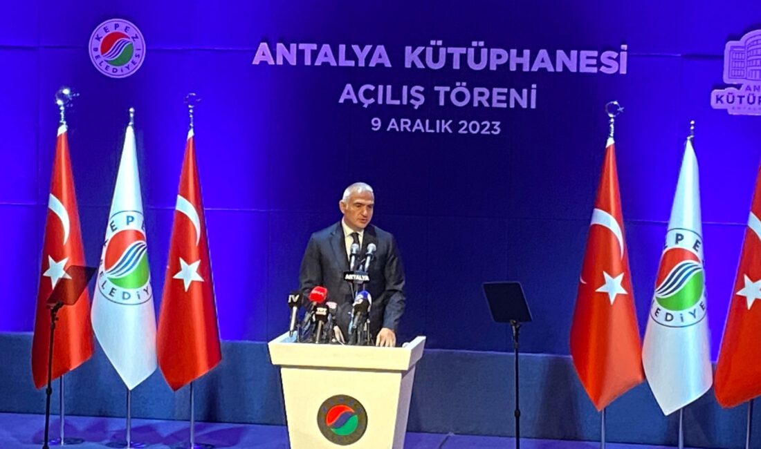 Kültür ve Turizm Bakanı Mehmet Nuri Ersoy, Kepez Belediyesi tarafından