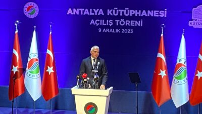 Kültür ve Turizm Bakanı Mehmet Nuri Ersoy, Kepez Belediyesi tarafından