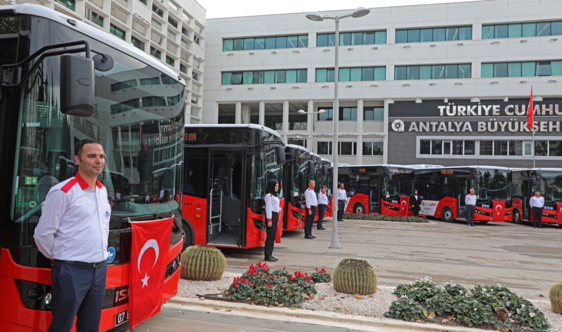 Antalya Büyükşehir Belediyesi’nin kent içi toplu ulaşım için satın aldığı