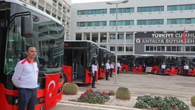 Antalya Büyükşehir Belediyesi’nin kent içi toplu ulaşım için satın aldığı
