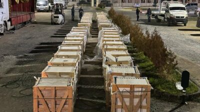 Afyonkarahisar’da dün gerçekleşen Narkotik operasyonunda aranan 3 tırdaki kaçakçılık olayına