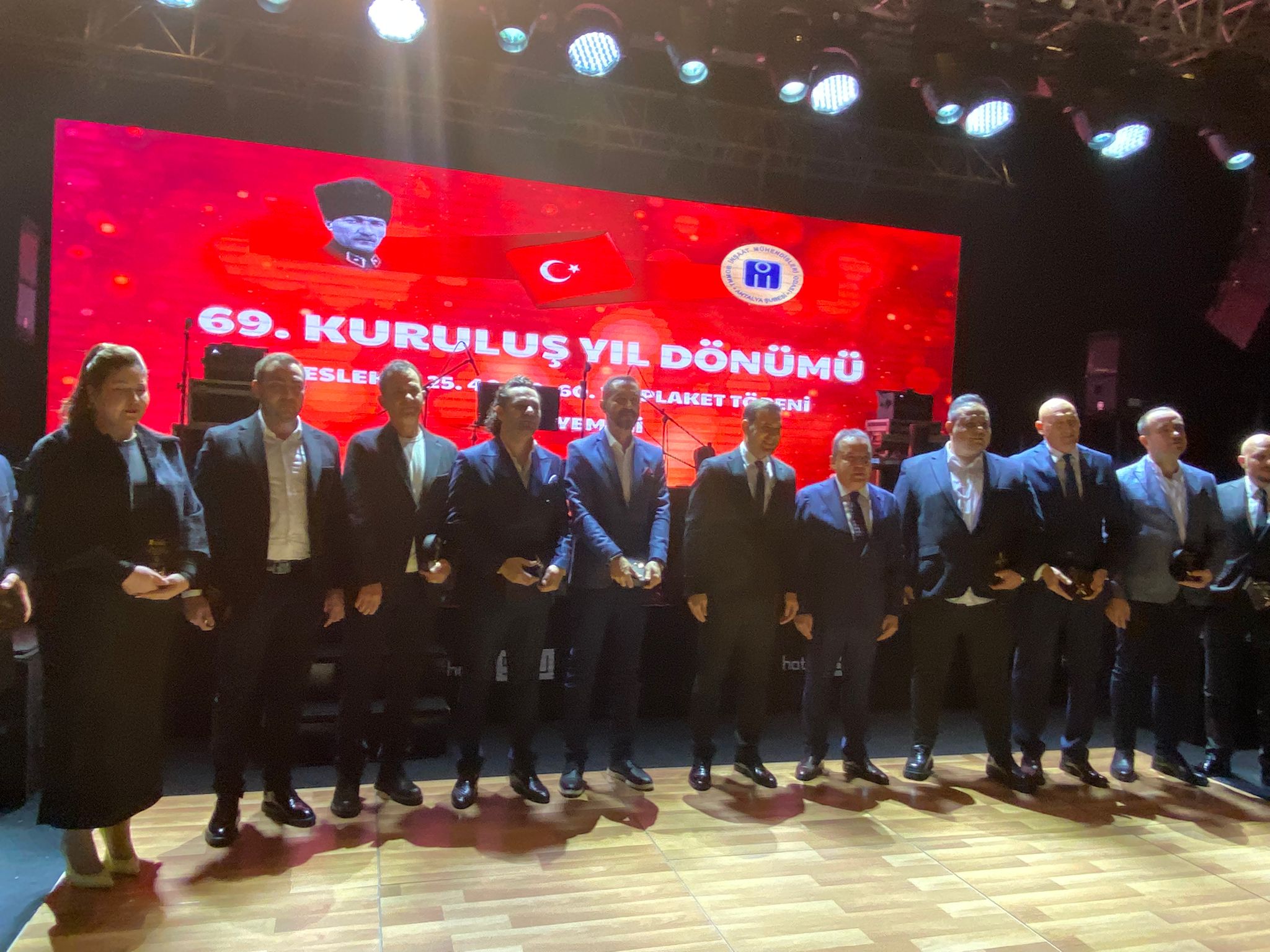 İnşaat Mühendisleri Odası 69. Kuruluş Yılı Gecesi 5 yıldızlı bir