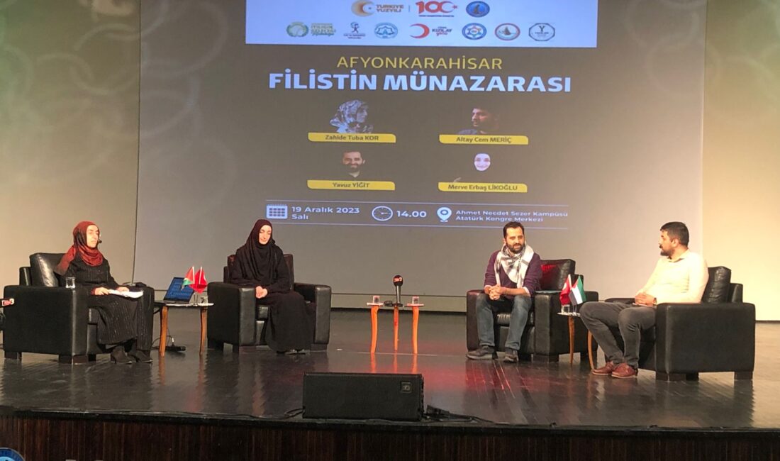 “Afyonkarahisar Filistin Münazarası” Afyon Kocatepe Üniversitesi, Afyonkarahisar İyiliğin Geleceği Topluluğu, İlim ve Medeniyet