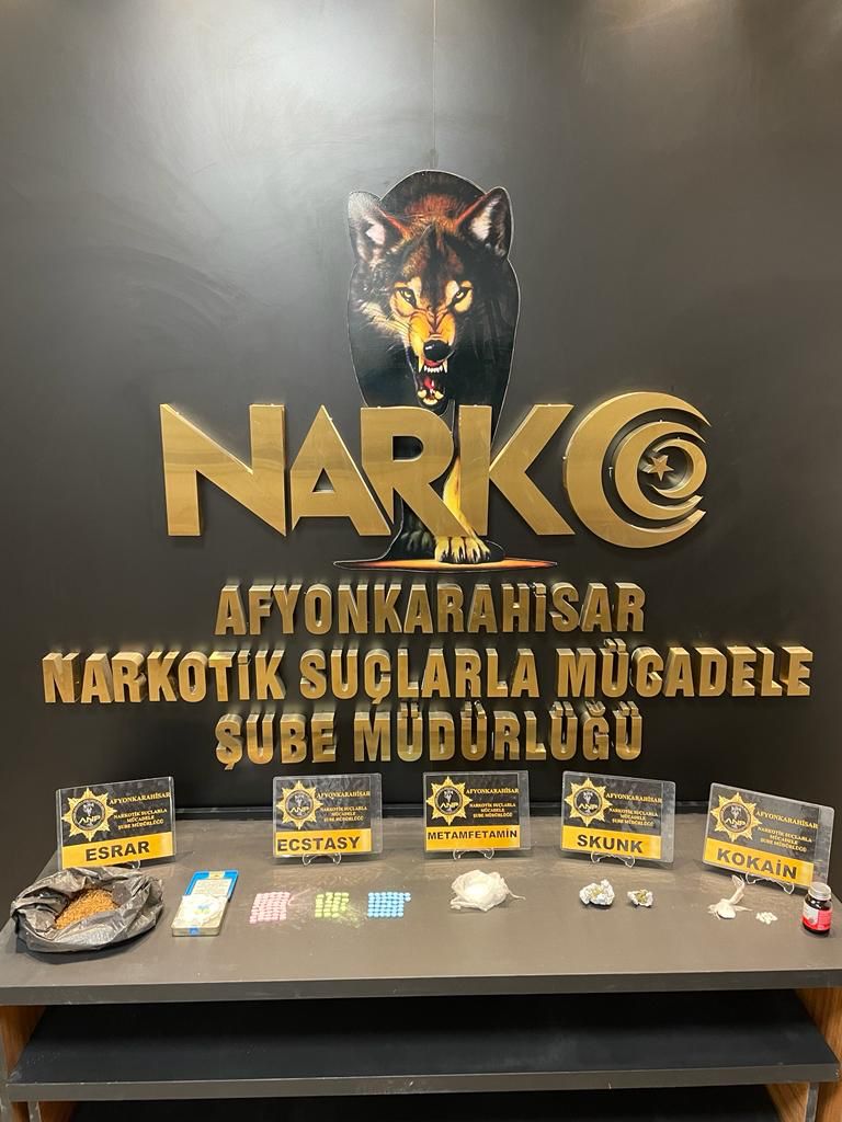 Afyonkarahisar Emniyet Müdürlüğü’ne bağlı Narkotik Suçlarla Mücadele Şube Müdürlüğü ve