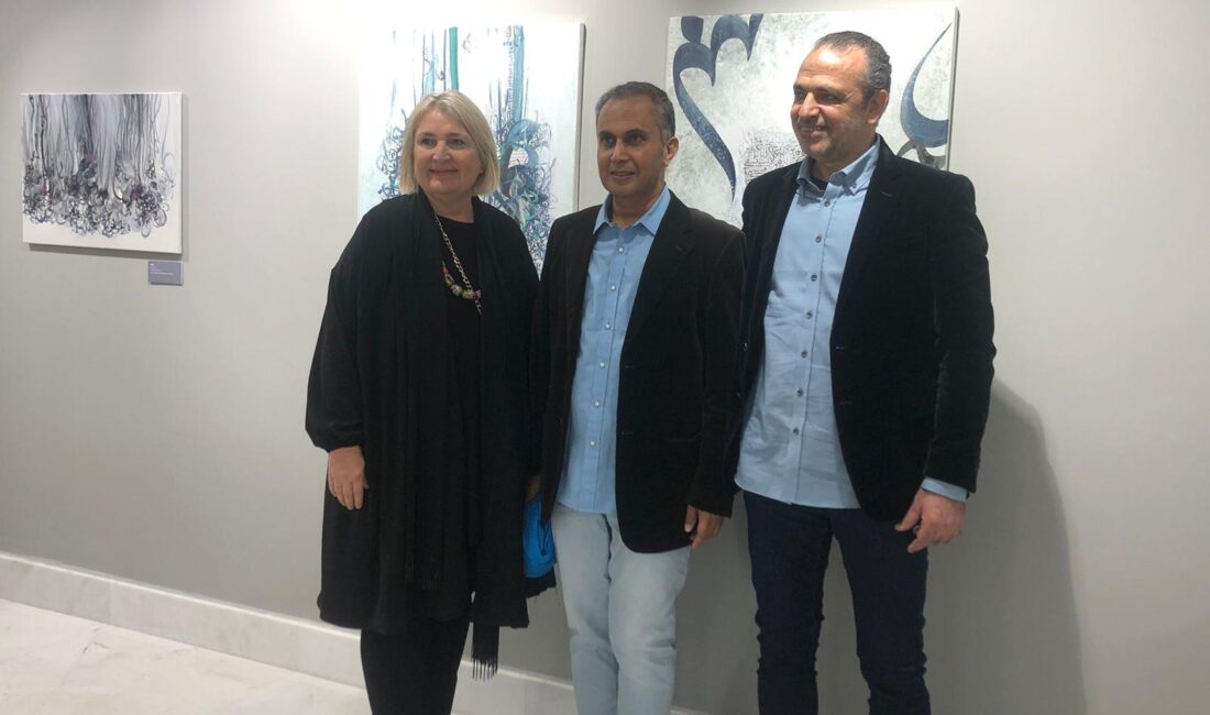 Afyonkarahisar’ın ilk uluslararası çağdaş sanat galerisi, Suriyeli sanatçı Khaled Al