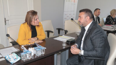 AFSİAD Yönetim Kurulu Başkanı Kadir Sayın ve Genel Sekreter Abdurrahman