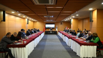 Antalya Büyükşehir Belediye Başkanı Muhittin Böcek, bürokratları ile birlikte 2023