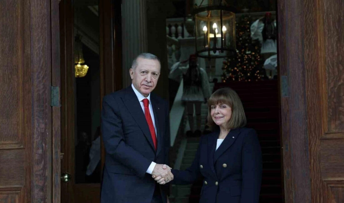 Cumhurbaşkanı Recep Tayyip Erdoğan, Yunanistan’ın başkenti Atina’da Yunanistan Cumhurbaşkanı Katerina