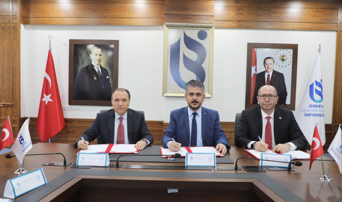 Erasmus+ TEKNO-STAJ Konsorsiyumu protokolü imza töreni Afyon Kocatepe Üniversitesi (AKÜ)