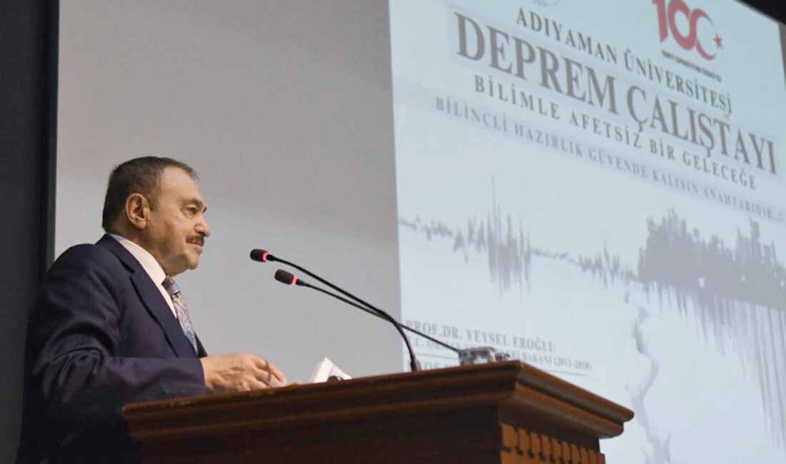 Eroğlu, Deprem Çalıştayı’na katıldı Orman ve Su İşleri eski Bakanı, AK Parti Afyonkarahisar eski