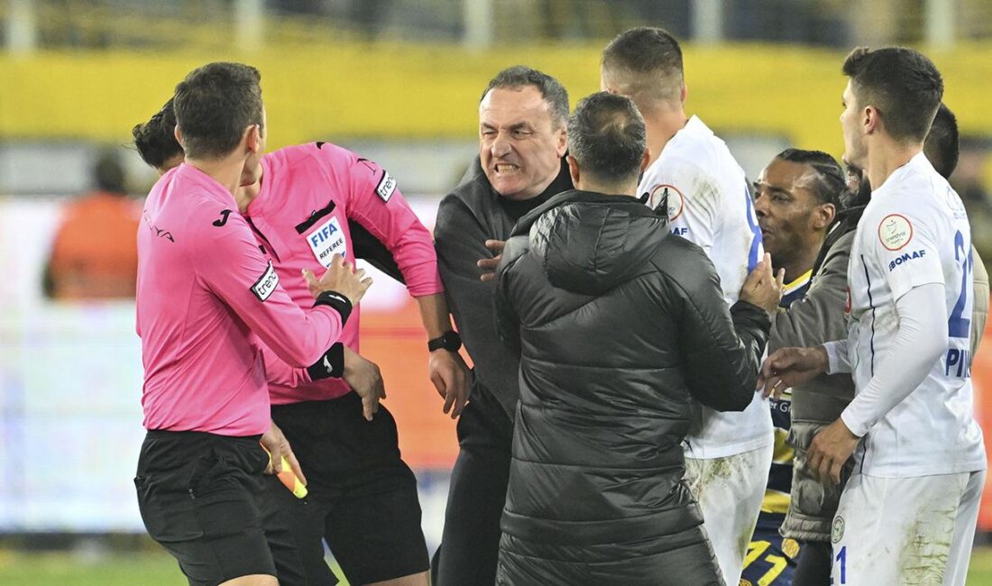 MKE Ankaragücü Başkanı Faruk Koca’nın hakem Halil Umut Meler’e saldırmasının