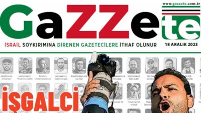 İsrail’in Gazze’deki soykırımına ve olayları görüntülemek isteyen basın mensuplarına yönelik