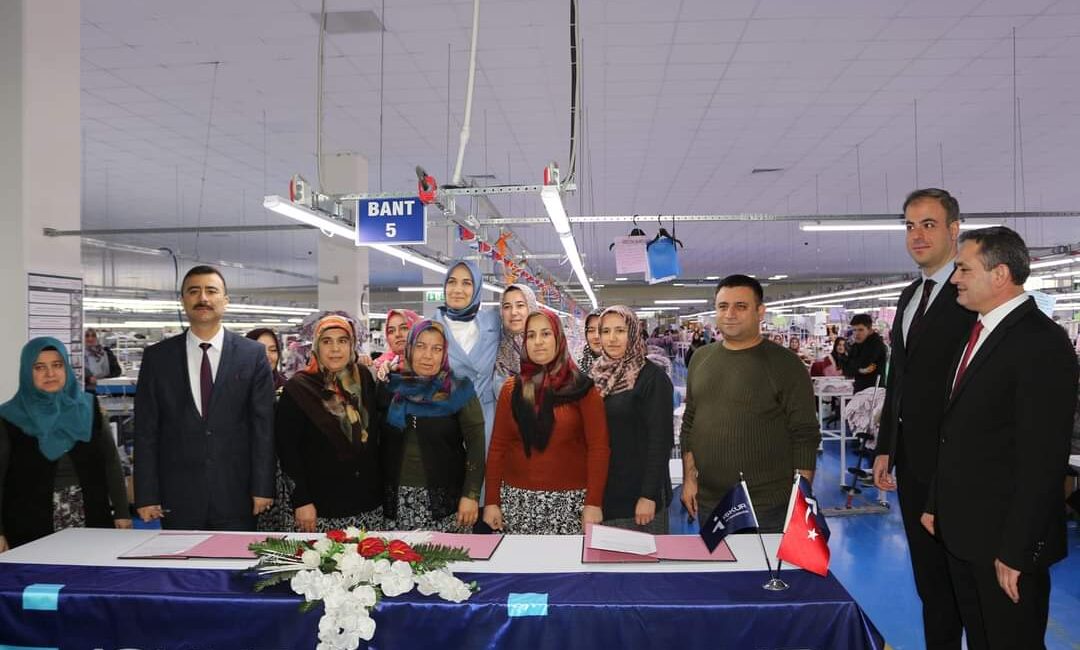 Afyonkarahisar’da, İŞKUR’un programı kapsamında 6 ay eğitim alan çoğunluğu kadınlardan