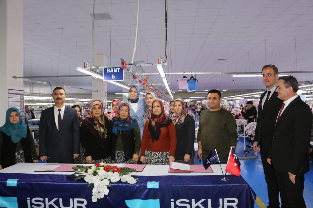 Afyonkarahisar’da, İŞKUR’un programı kapsamında 6 ay eğitim alan çoğunluğu kadınlardan