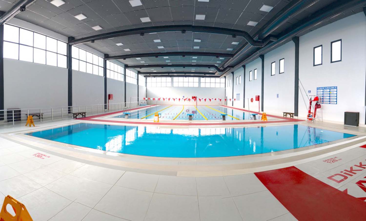 Sandıklı ilçesinde Türkiye’de ilk olan Jeotermal suyla ısınan yarı olimpik