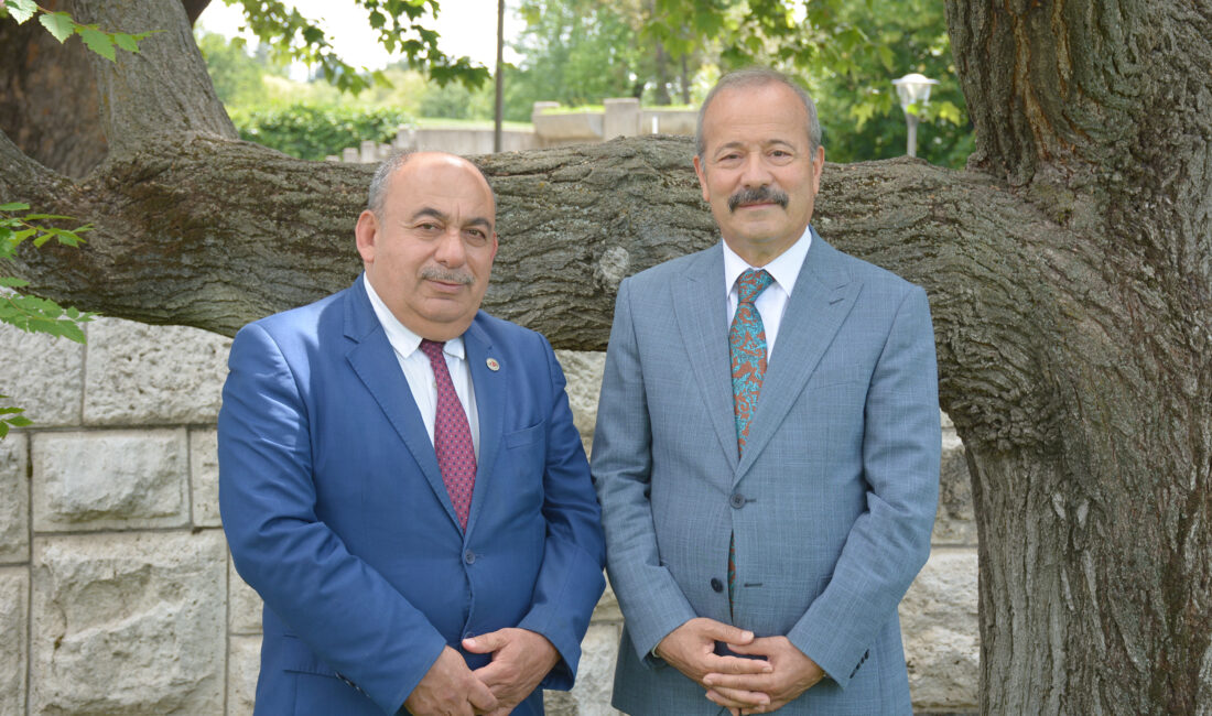Döğer Belediye Başkanı Mehmet Demirel ve Seydiler Belediye Başkanı Hasan