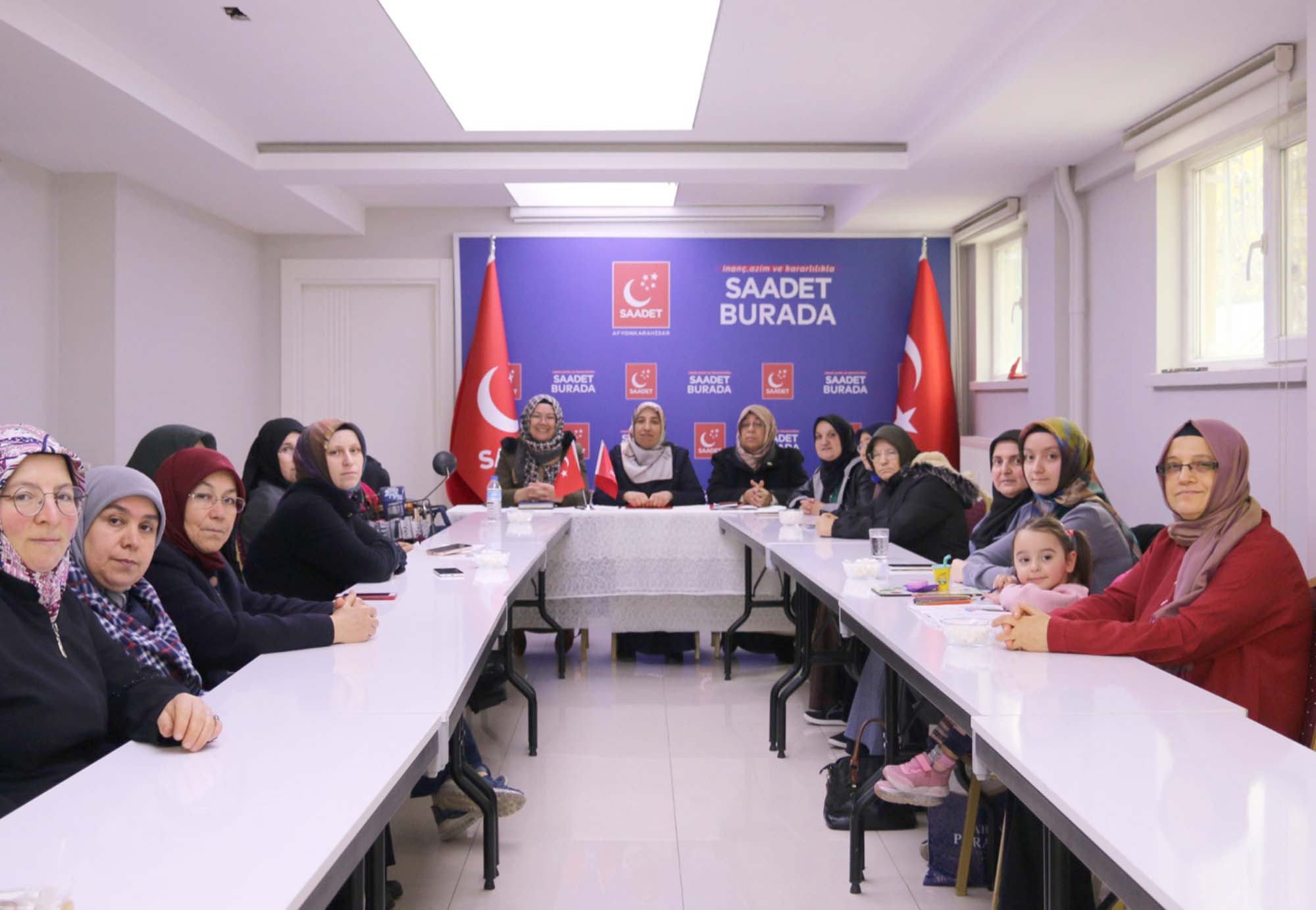   Afyonkarahisar’da bulunan Engelli Dernekleri,  Saadet Partisi Afyonkarahisar Kadın Kolları