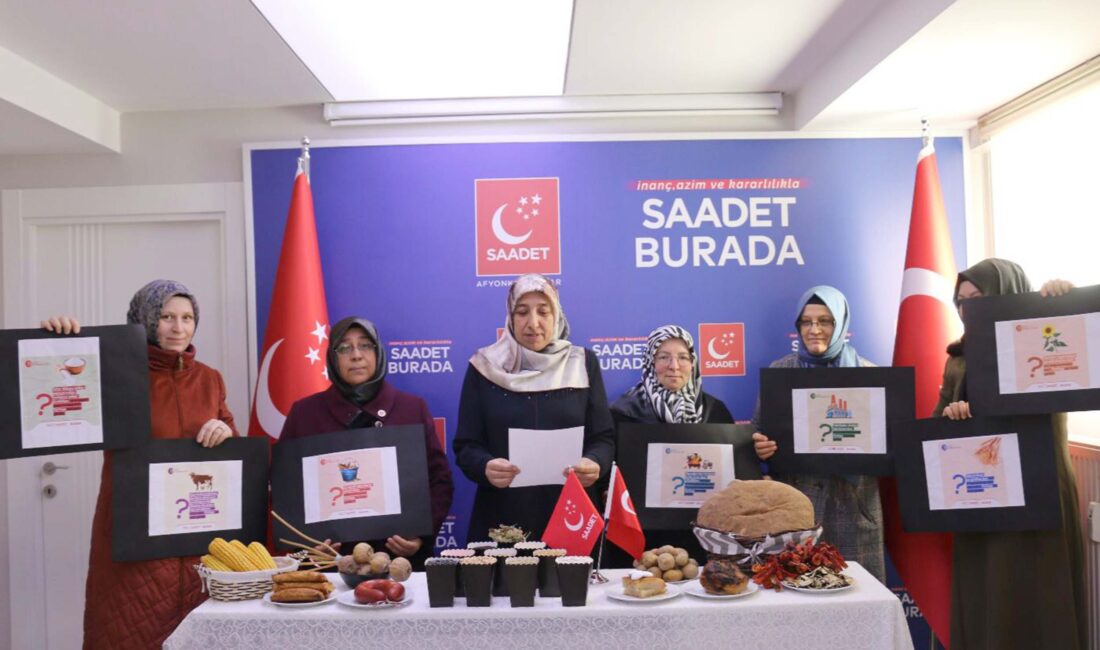 Saadet Partisi Afyonkarahisar Kadın Kolları Başkanı Meral Ünlü, “Ucuz ve