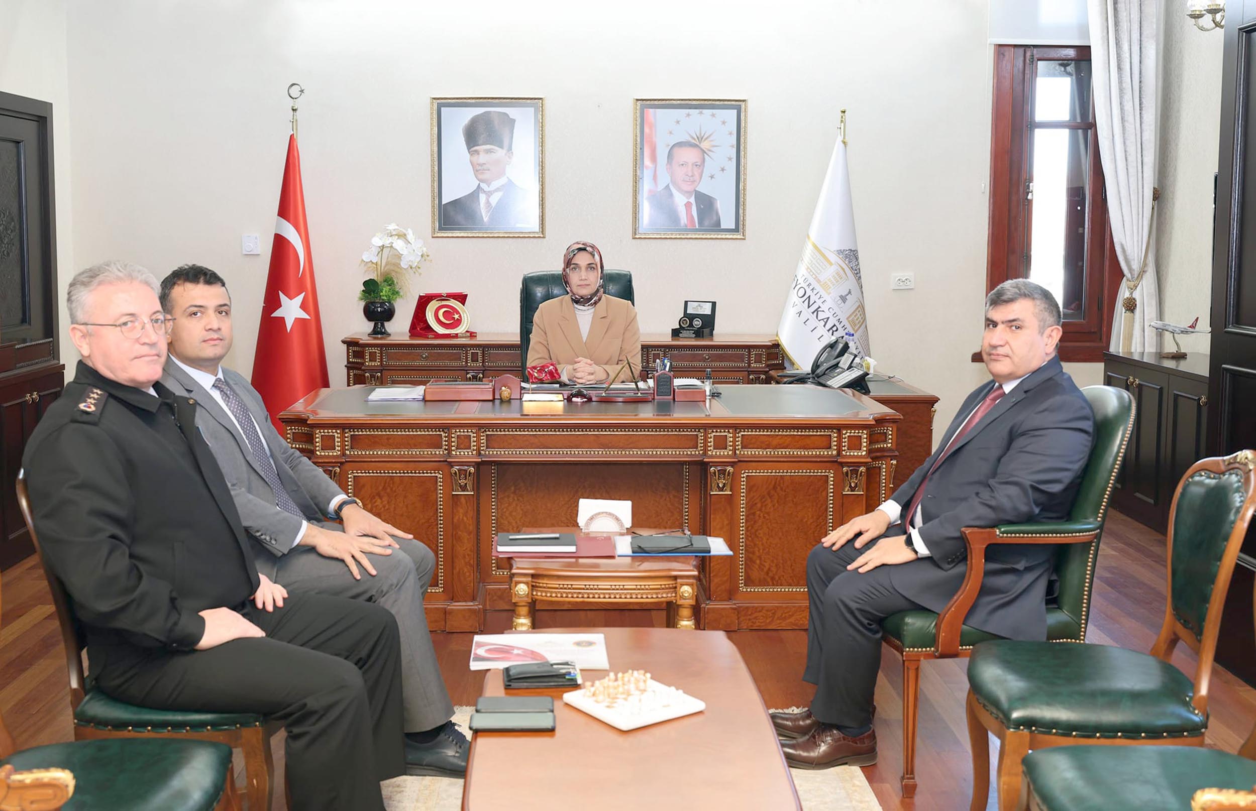 Vali Doç. Dr. Kübra Güran Yiğitbaşı başkanlığında Vali Yardımcısı Mehmet