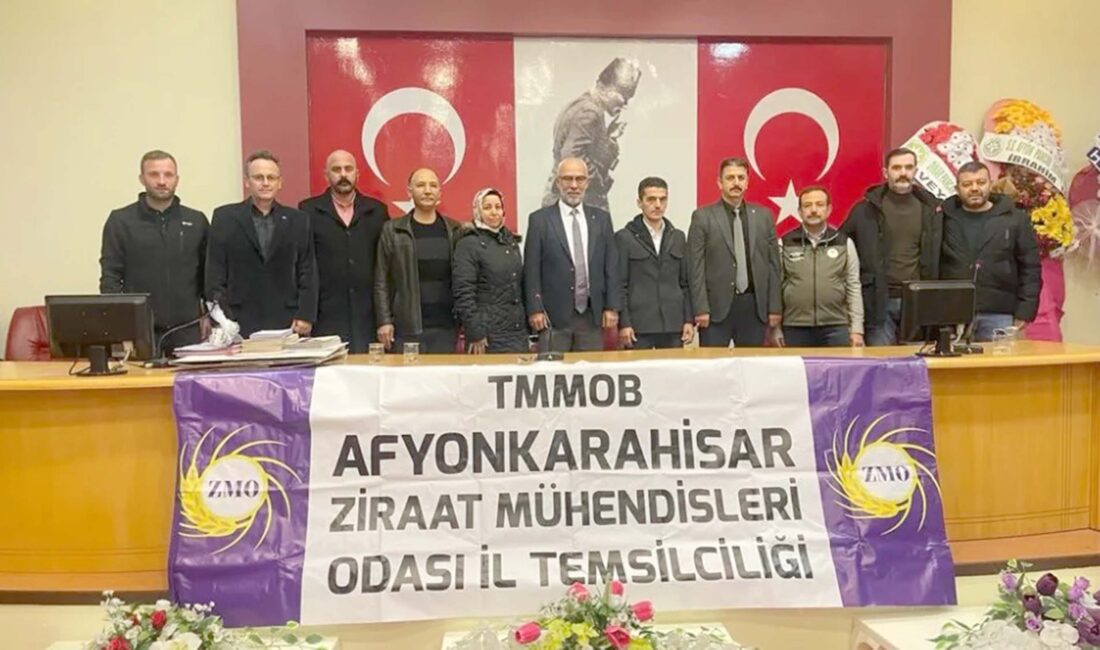 Afyonkarahisar Ziraat Mühendisleri Odası İl Temsilciliği’nde gerçekleşen başkanlık seçimlerinde yeni
