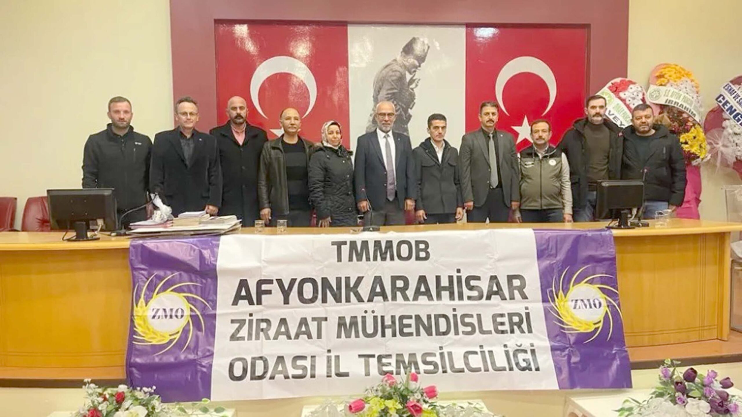 Afyonkarahisar Ziraat Mühendisleri Odası İl Temsilciliği’nde gerçekleşen başkanlık seçimlerinde yeni
