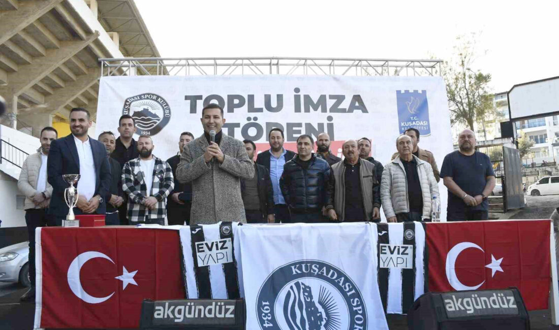 TFF 3. Lig 3’üncü Grup’ta zirveyi hedefleyen Kuşadasıspor, devre arasında