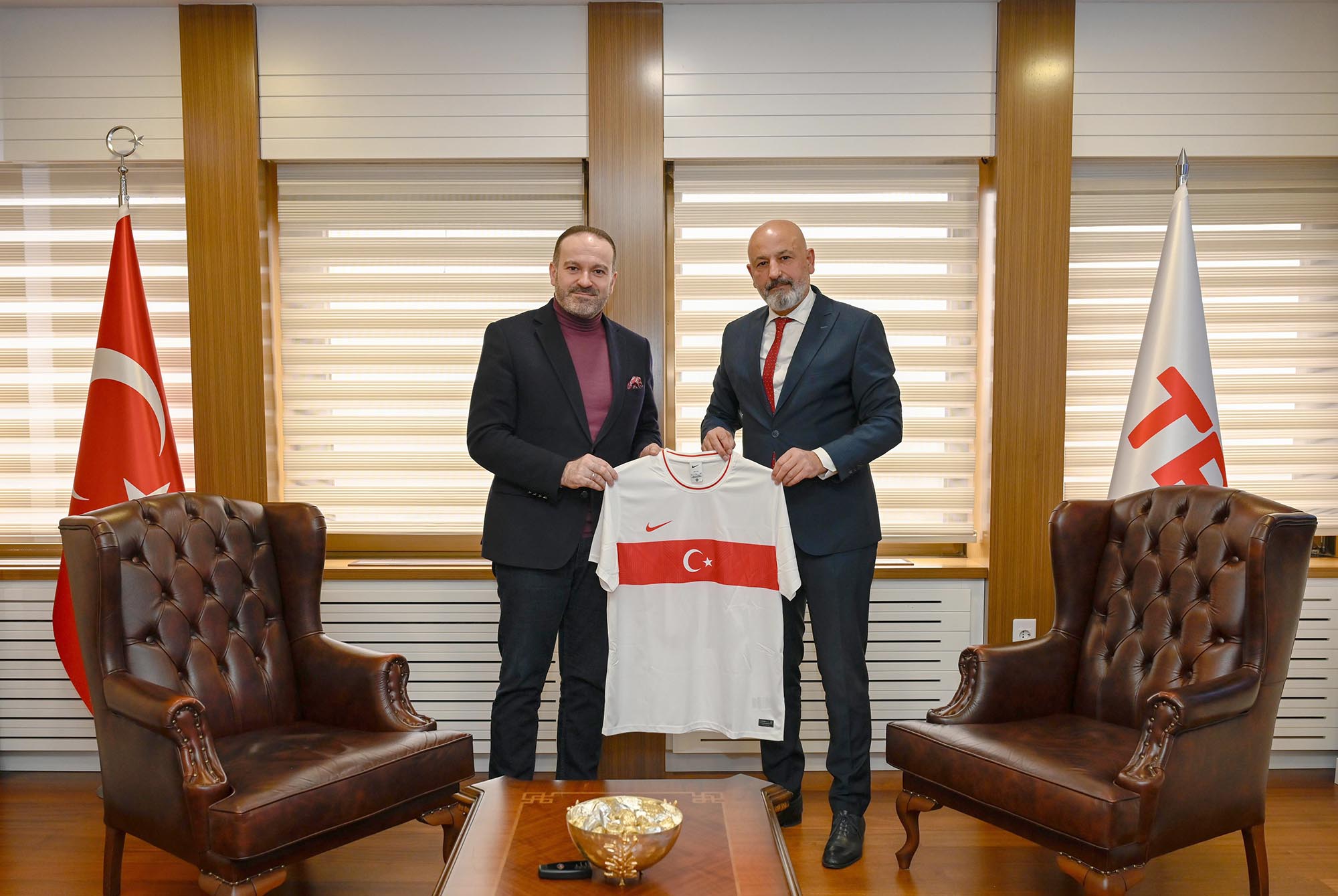 TFF Engelliler Koordinasyon Kurulu Başkanı Ömer Gürsoy ile Kurul Üyeleri