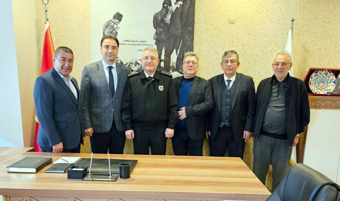 Afyonkarahisar İl Jandarma Komutanı Albay Tolga Yağan Afyon Gazeteciler Cemiyeti’ne