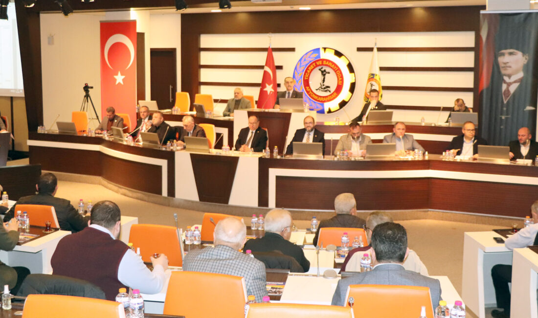 ATSO Meclisi’nin ocak ayı toplantısında konuşan ATSO Meclis Başkanı Mustafa