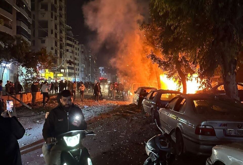Lübnan’ın başkenti Beyrut’un güneyinde meydana gelen patlamada aralarında Hamas Siyasi
