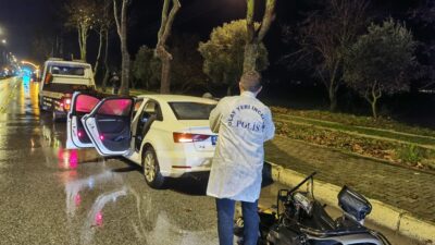 Muğla’nın Menteşe ilçesinde gece saatlerinde meydana gelen trafik kazasında, alkollü