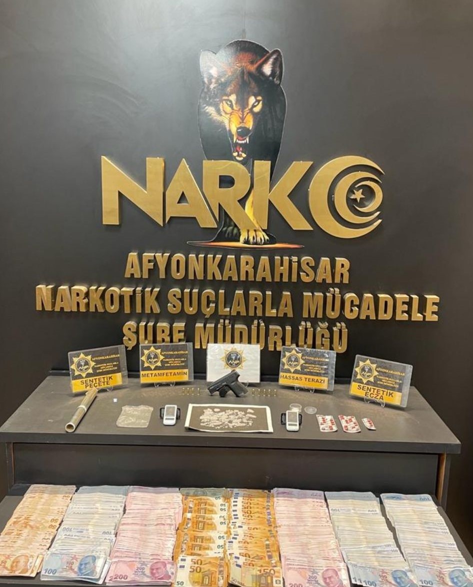 Afyonkarahisar İl Emniyet Müdürlüğüne bağlı Narkotik Suçlarla Mücadele Şube Müdürlüğü