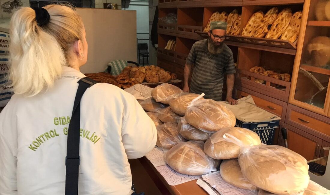Afyonkarahisar’ın Dinar ilçesinde ekmek üretimi yapan fırınlara yönelik denetim gerçekleştirildi.
