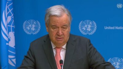 Birleşmiş Milletler (BM) Genel Sekreteri Antonio Guterres, tarafları İsrail-Lübnan sınırını