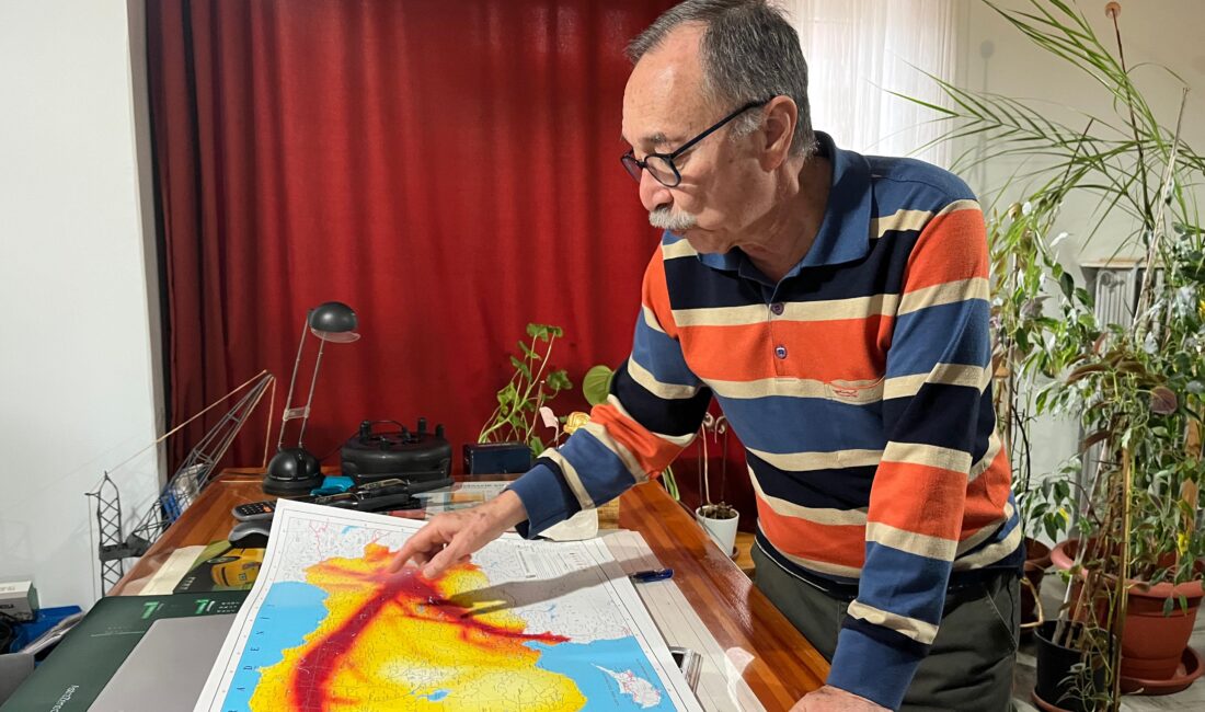 Jeoloji Mühendisi Prof. Dr. Can Ayday, Eskişehir’in Sivrihisar ilçesinin zeminin