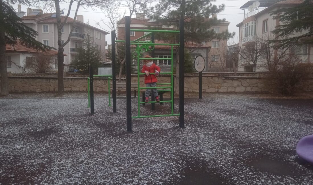 Afyonkarahisar’dan meteorolojinin uyarıları sonrası beklenen kar yağışı öğle saatlerinde başladı.