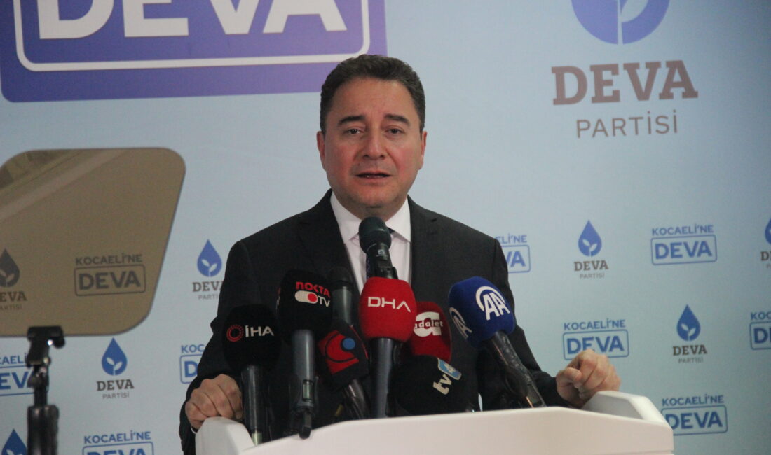 Yerel seçimlerle ilgili konuşan Deva Partisi Genel Başkanı Ali Babacan,