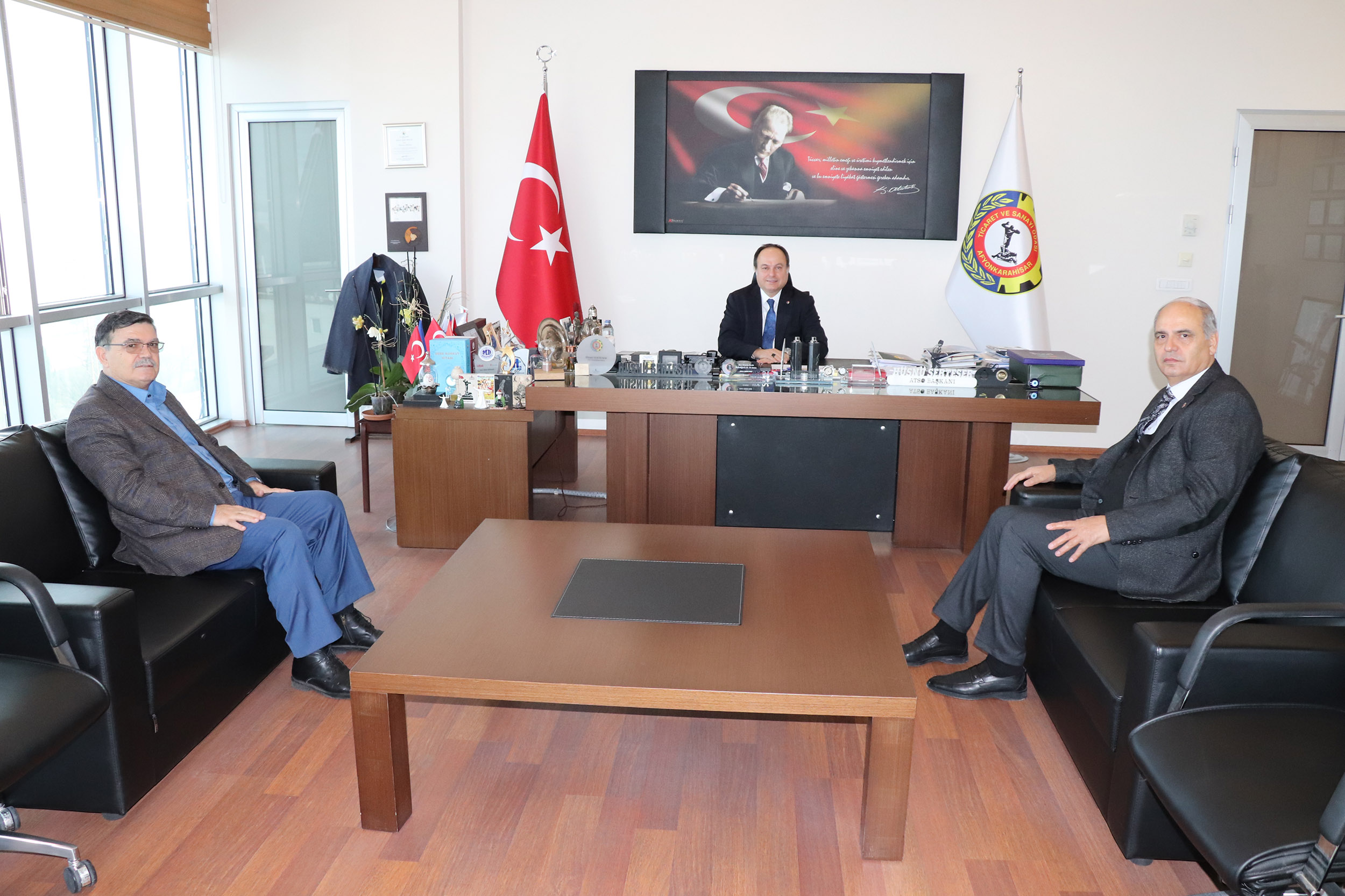 Erkmen Belediye Başkanı Memduh Kuş ile AK Parti Erkmen Belediye