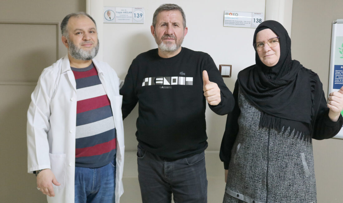 Belçika’nın başkenti Brüksel’den gelen E.L. isimli hasta, Fuar Hastanesi’nde uygulanan