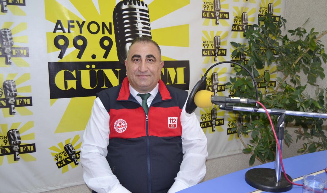 Gün FM’e konuk olan 112 Acil Çağrı Merkezi Müdürü Tuncay