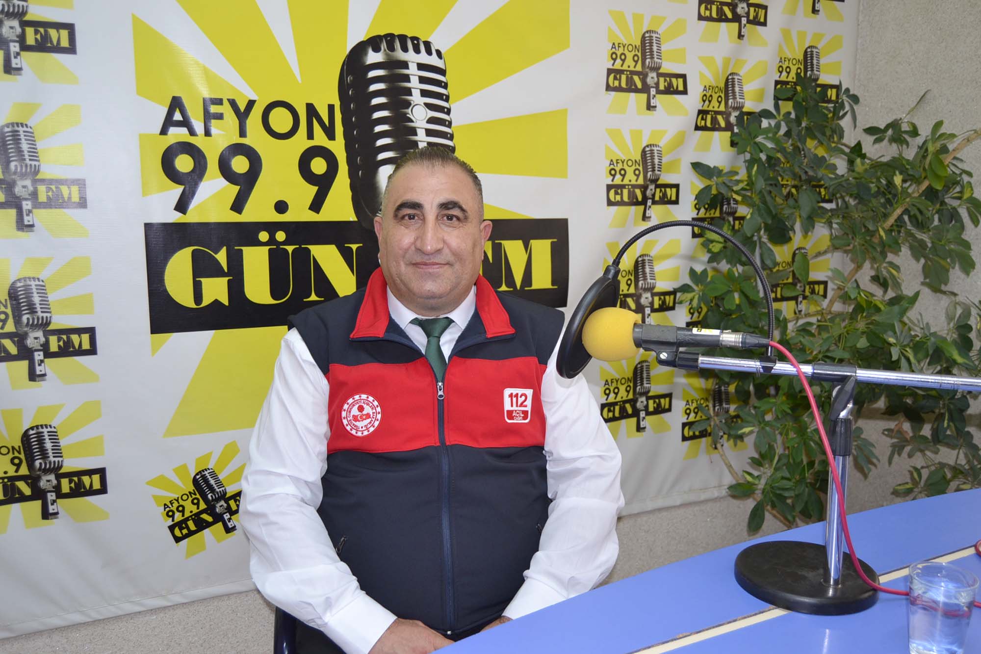 Gün FM’e konuk olan 112 Acil Çağrı Merkezi Müdürü Tuncay