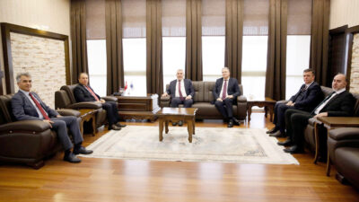 ÖSYM Başkanı Prof. Dr. Bayram Ali Ersoy, Rektörümüz Prof. Dr.