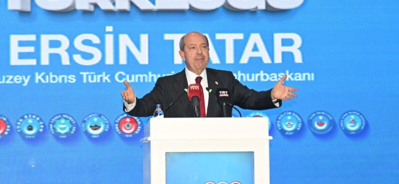 Bir dizi ziyaret için Antalya’ya gelen KKTC Cumhurbaşkanı Ersin Tatar,