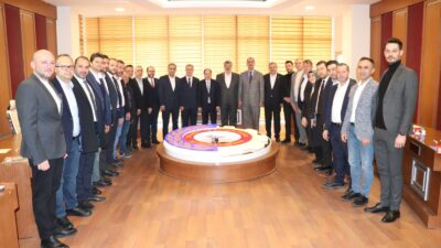   ATSO’yu ziyaret eden AK Parti Afyonkarahisar Belediye Başkan adayı