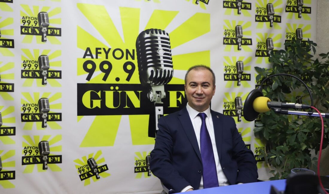 Gün FM’e konuk olan AK Parti Afyonkarahisar Belediye Başkan Adayı