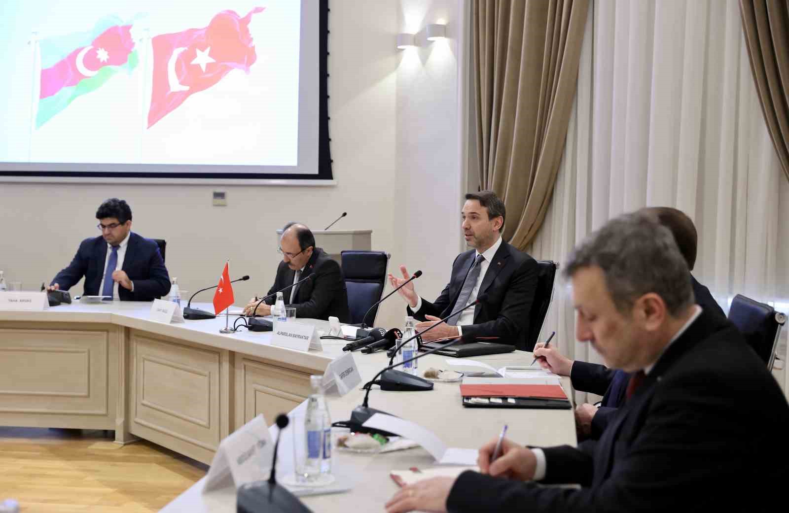ENERJİ VE TABİİ KAYNAKLAR BAKANI ALPARSLAN BAYRAKTAR, AZERBAYCAN ENERJİ BAKANI