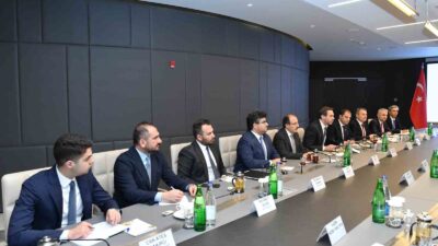 ENERJİ VE TABİİ KAYNAKLAR BAKANI BAYRAKTAR, AZERBAYCAN EKONOMİ BAKANI CABBAROV