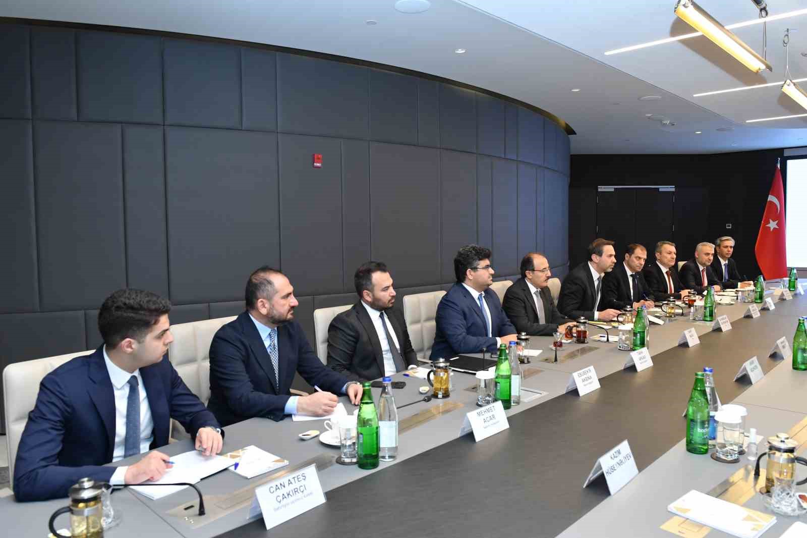 ENERJİ VE TABİİ KAYNAKLAR BAKANI BAYRAKTAR, AZERBAYCAN EKONOMİ BAKANI CABBAROV