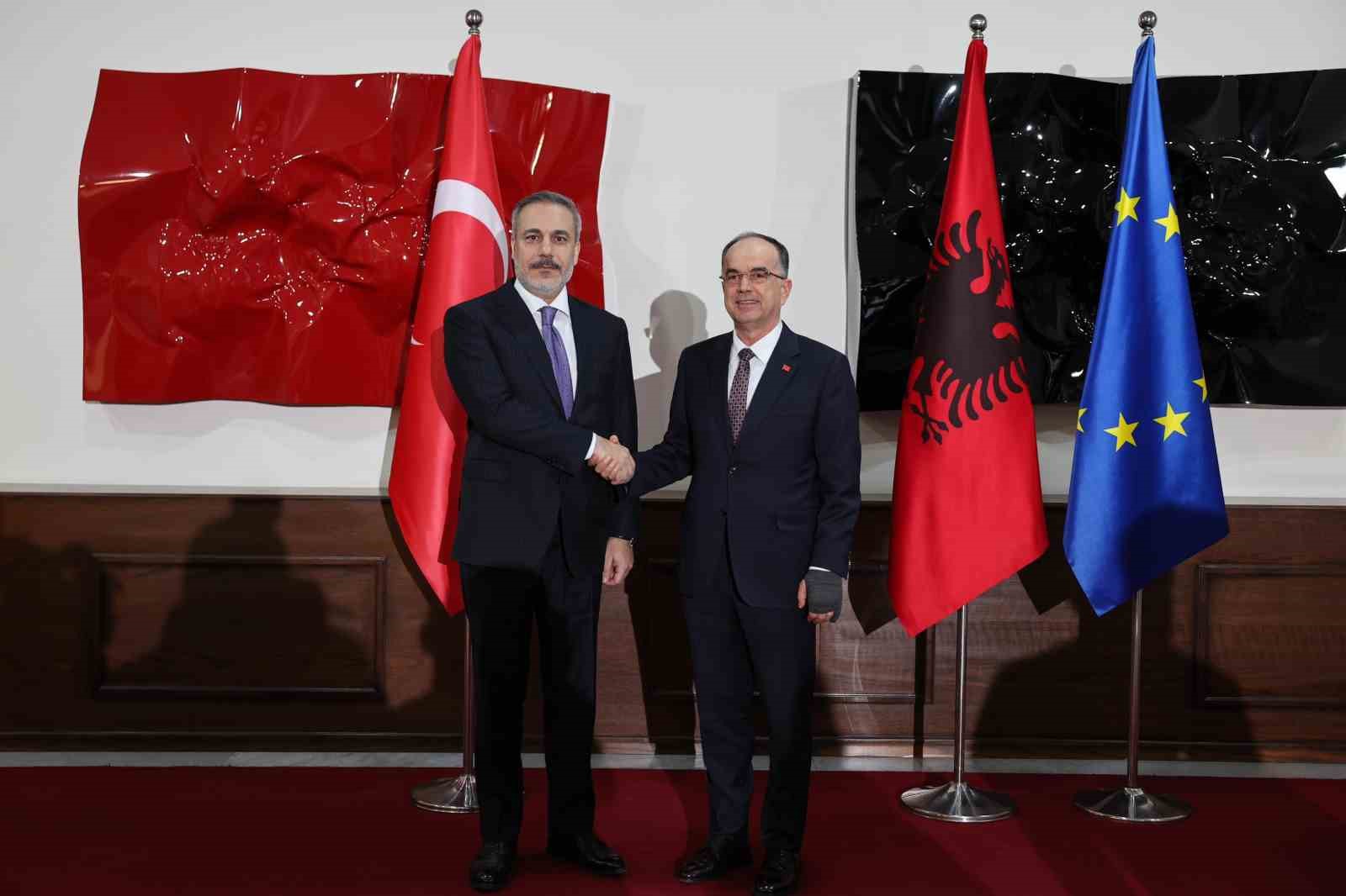 BAKAN FİDAN, ARNAVUTLUK CUMHURBAŞKANI BEGAJ TARAFINDAN KABUL EDİLDİ